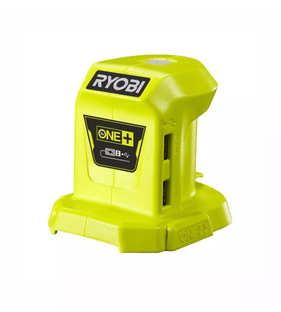 Adattatore a batteria con usb ryobi "r18usb-0" solo corpo macchina 18 v