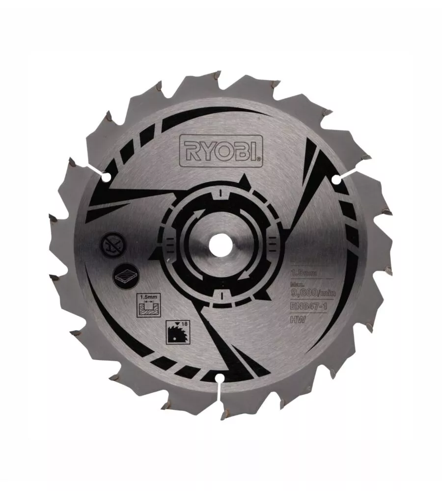 Lama per sega circolare ryobi 150 mm 18 denti