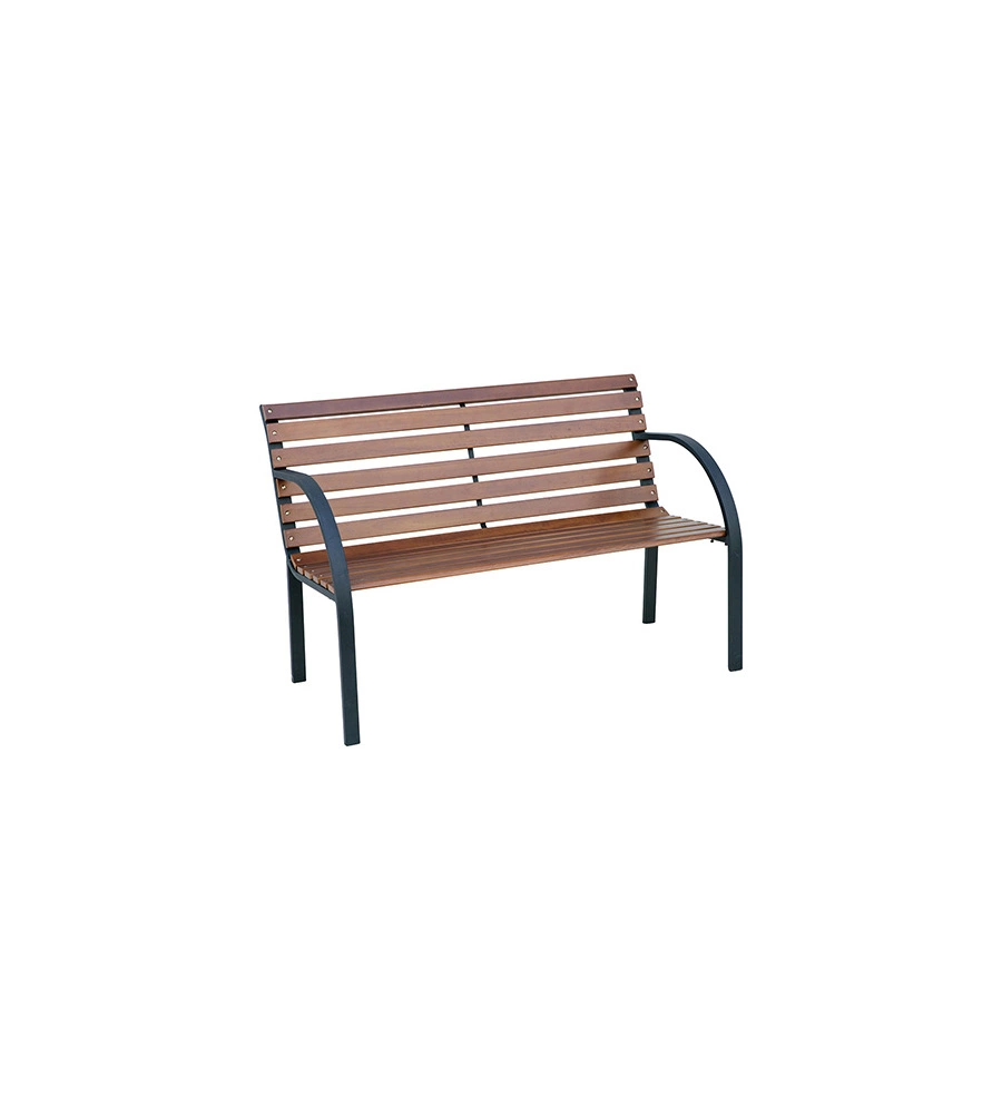 Panchina da esterno solaria "piccadilly" in ferro 2 posti  122x67x72 cm