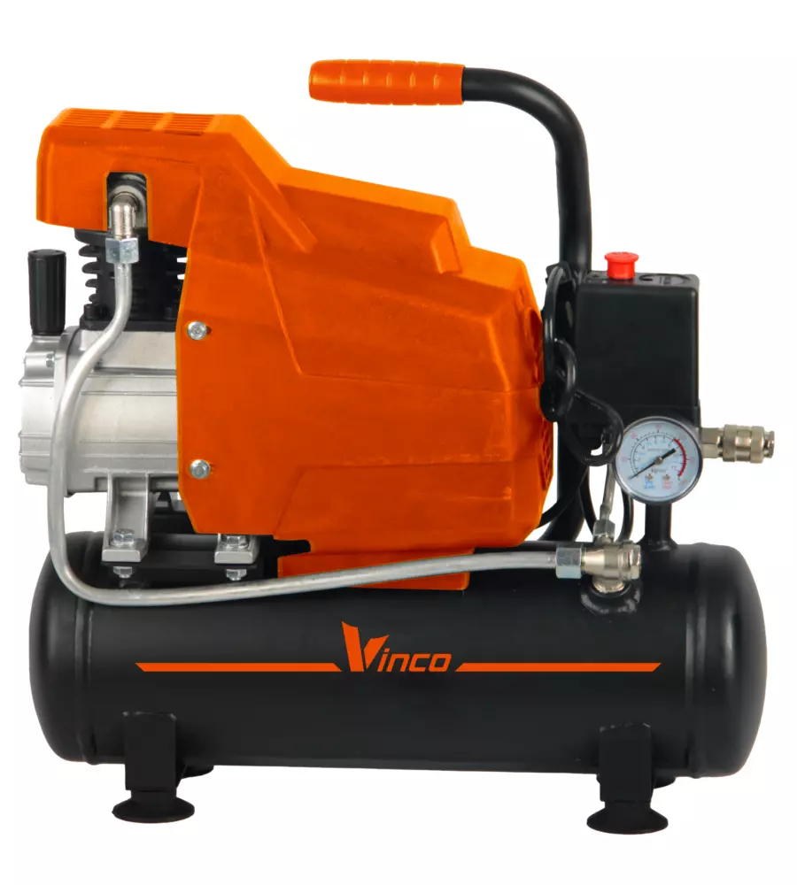 Compressore aria lubrificato vinco 6l 1hp
