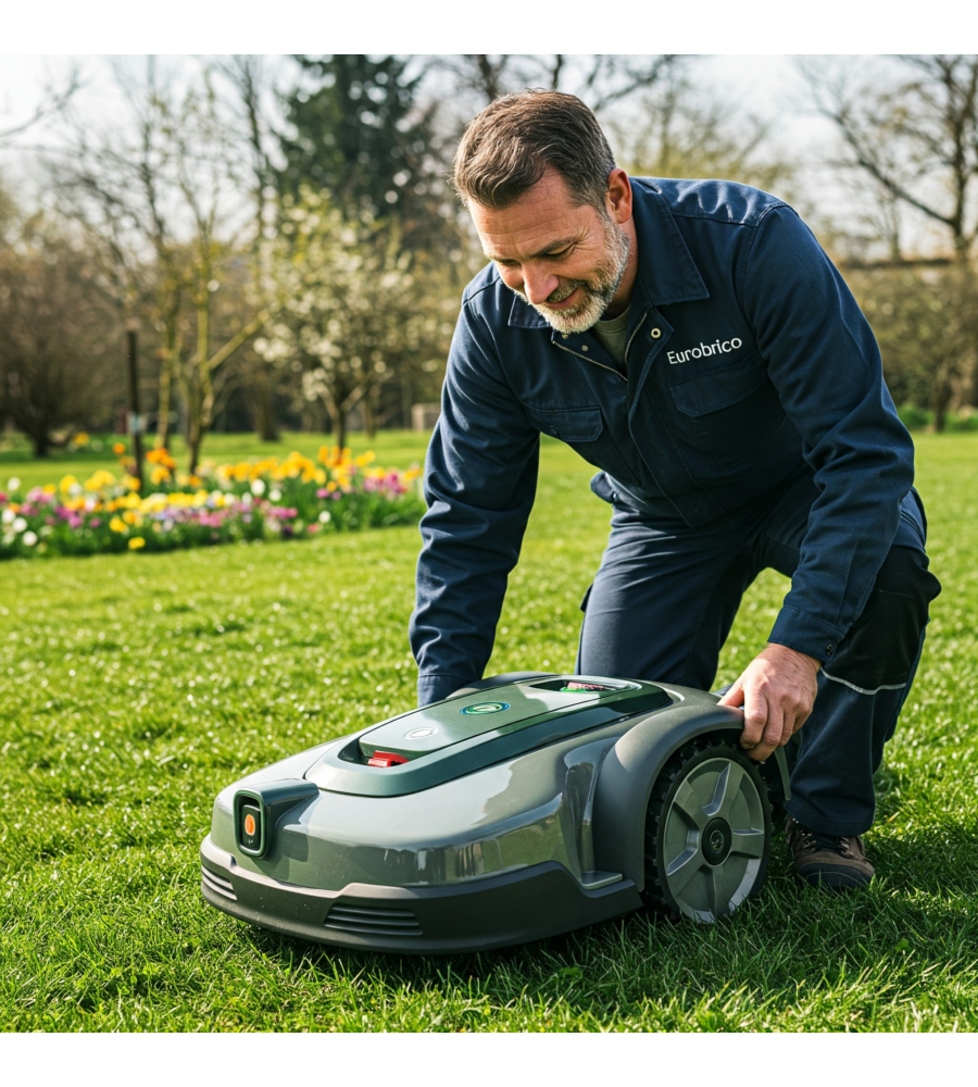 Servizio installazione robot tagliaerba per giardini tra 1000 - 2000 mq