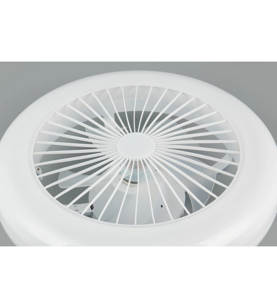 Ventilatore da soffito con led "mora" bianco Ø45 cm 13w