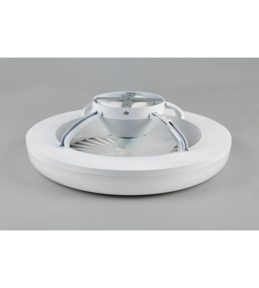 Ventilatore da soffito con led "mora" bianco Ø45 cm 13w