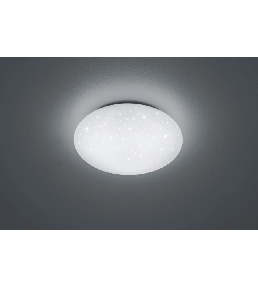 Plafoniera "putz" effetto starlight bianco 15w 1500lm 4000k