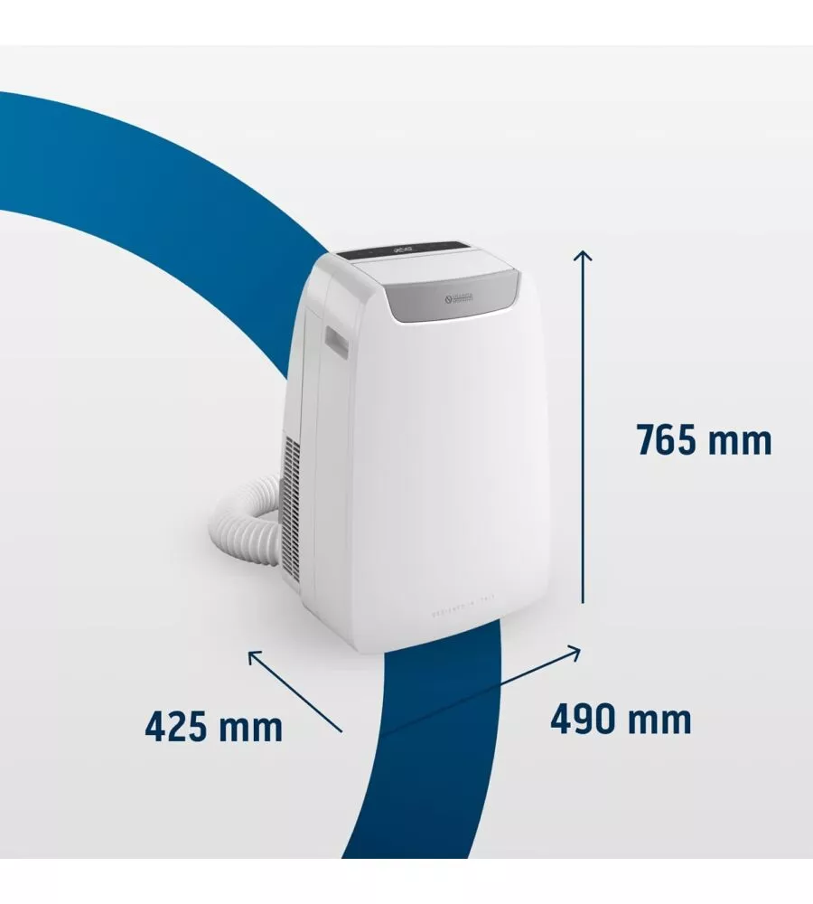 Outlet - difetti estetici - climatizzatore portatile caldo freddo olimpia splendid "dolceclima air pro 14 hp wifi" 14000 btu