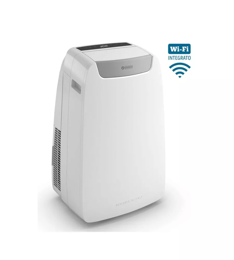 Outlet - difetti estetici - climatizzatore portatile caldo freddo olimpia splendid "dolceclima air pro 14 hp wifi" 14000 btu