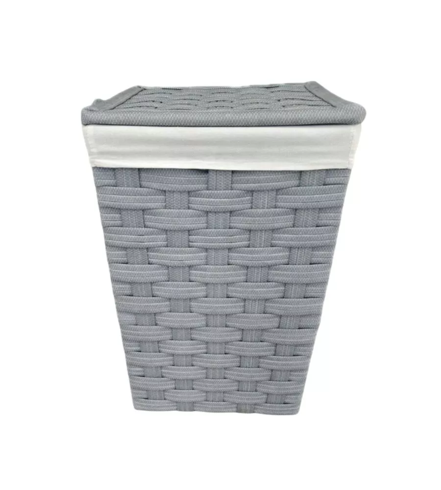 Portabiancheria easy system "medio" in tnt grigio 38,5x38,5x57,5 cm