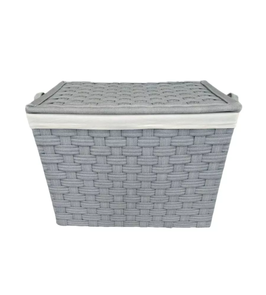 Baule con ruote in tnt easy system grigio 64x45x51 cm