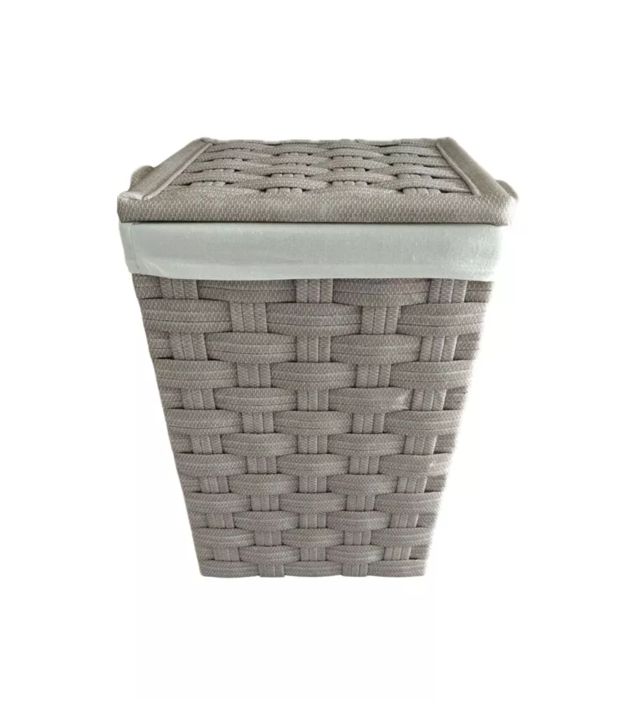 Portabiancheria easy system "piccolo" beige in tnt 34,5x34,5x49,5 cm