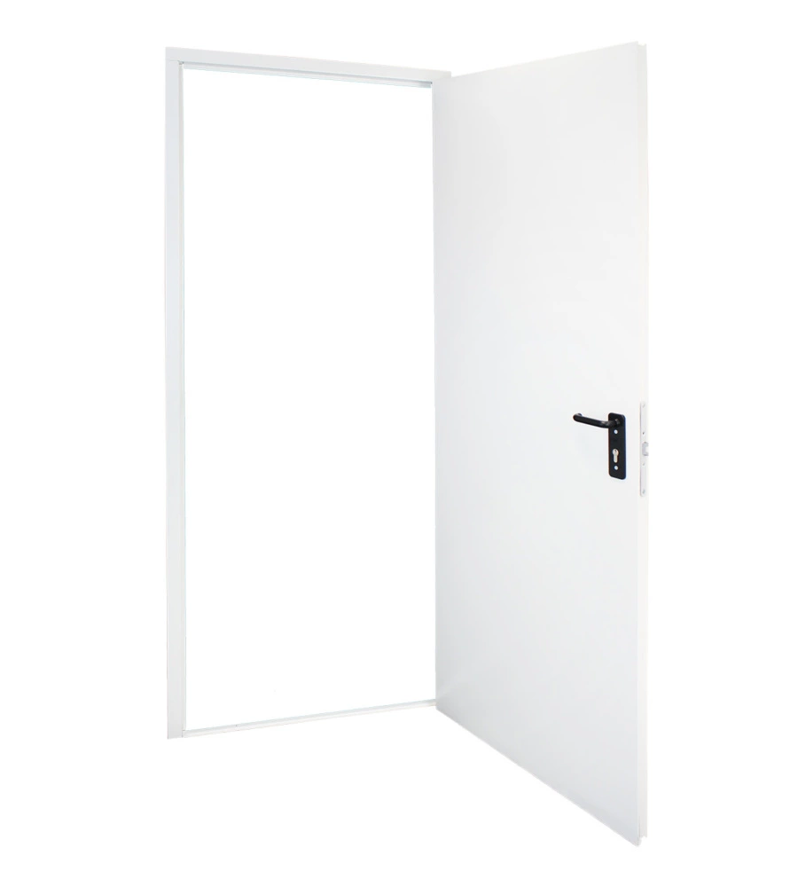 Porta multiuso reversibile tamburata "tv" bianco antigraffio 80x200 cm