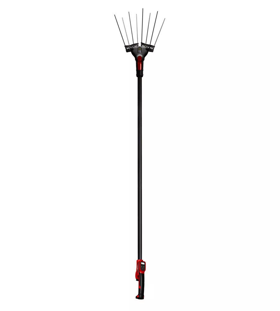 Abbacchiatore olive blue bird "egeo 23-50 asta fix" con kit batteria e caricabatteria 12v