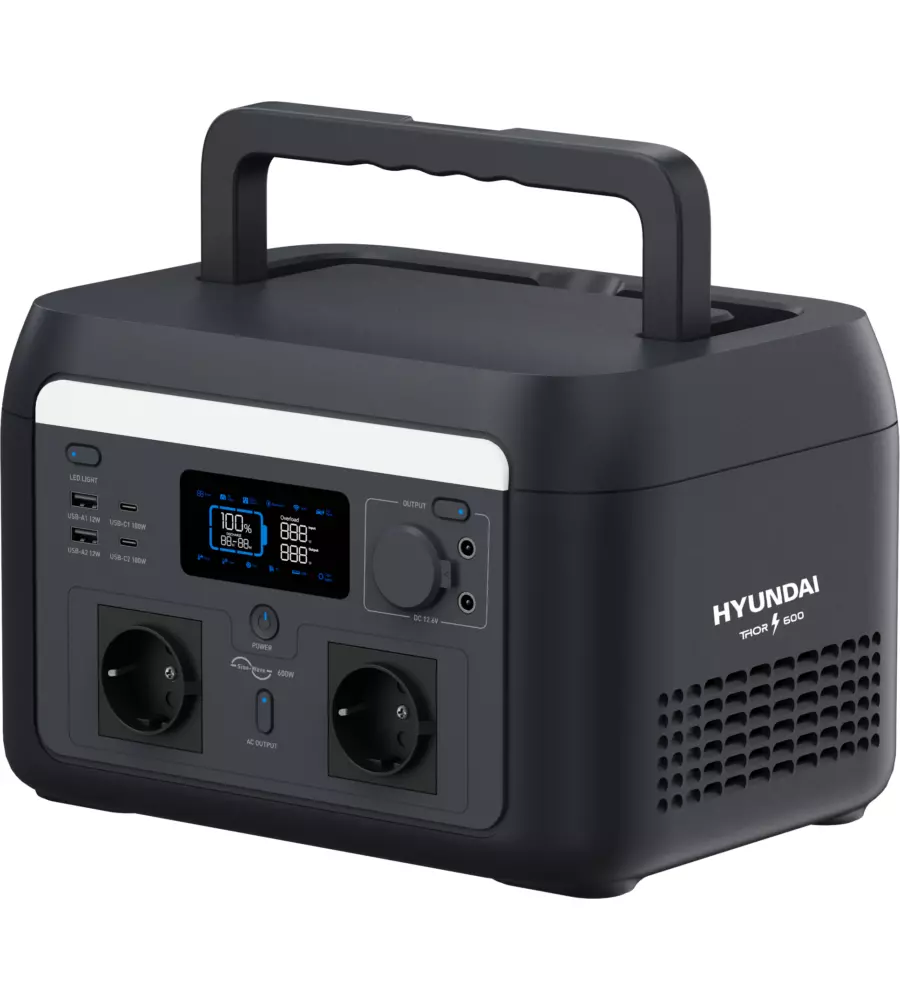 Power station portatile hyundai "thor" 600 w - cod. 65960