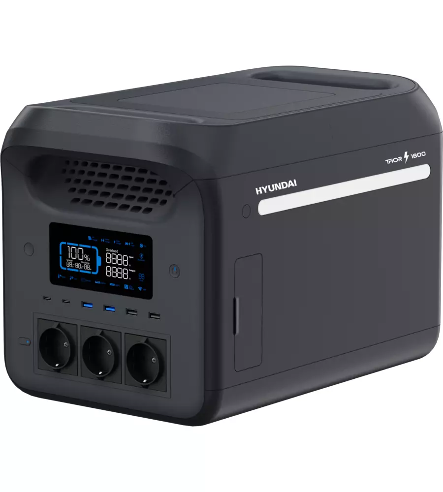 Power station portatile hyundai "thor" 1800 w