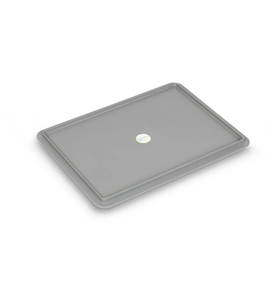 Coperchio per euro box fami in polipropilene grigio 40x30x3 cm
