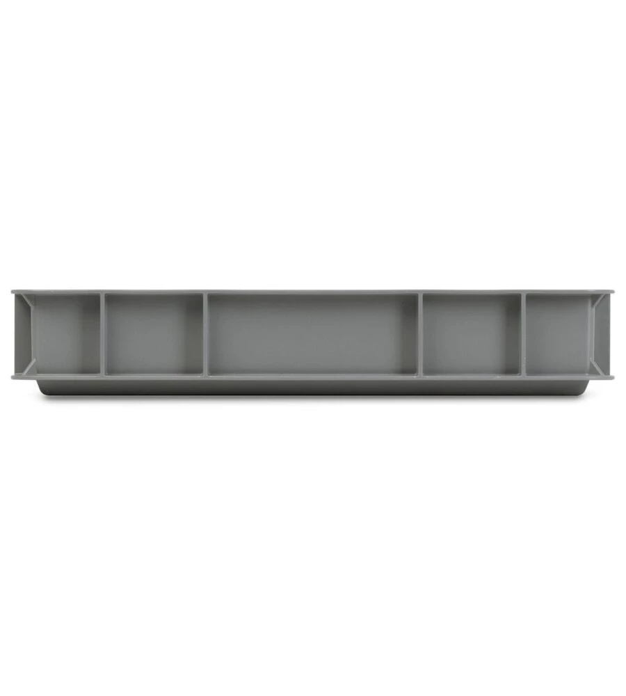 Contenitore europallet fami "euro box" in polipropilene grigio 60x40x7 cm