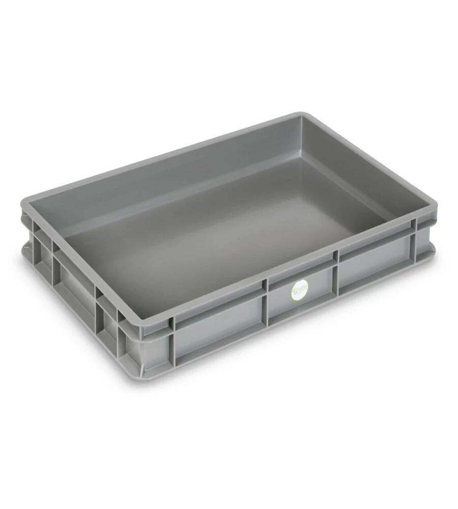 Contenitore europallet fami "euro box" in polipropilene grigio 60x40x10 cm