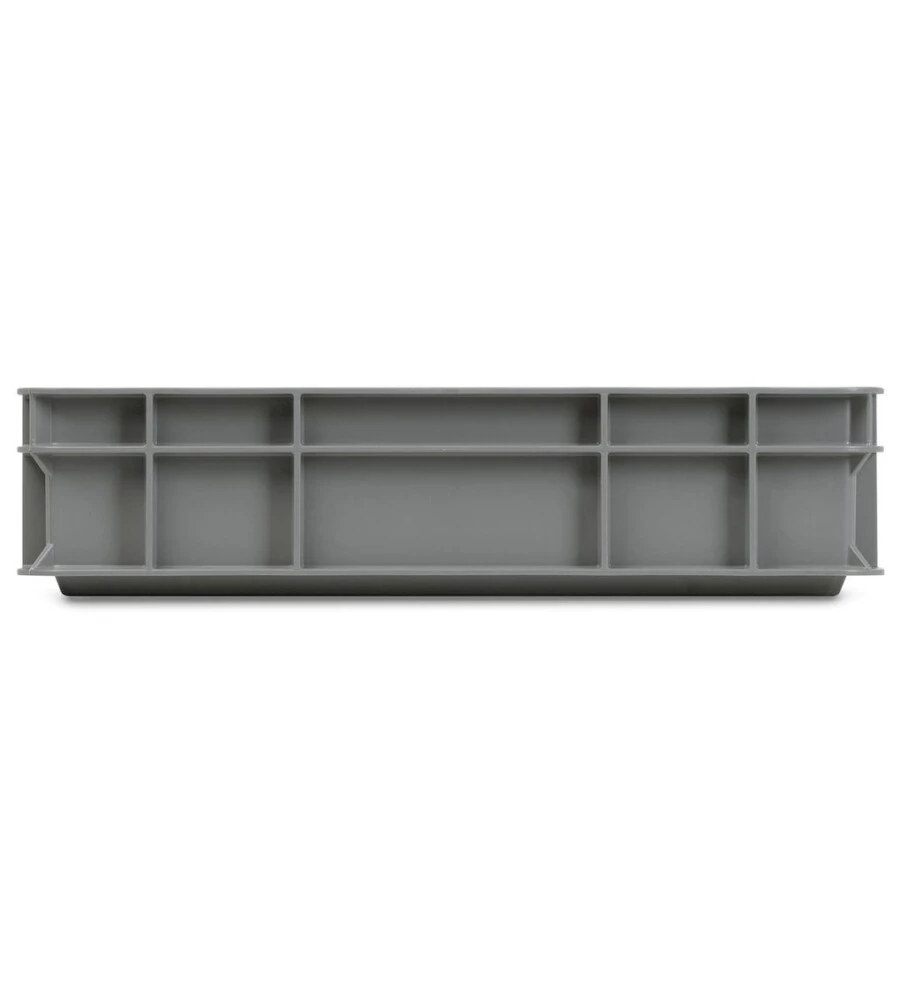 Contenitore europallet fami "euro box" in polipropilene grigio 60x40x10 cm
