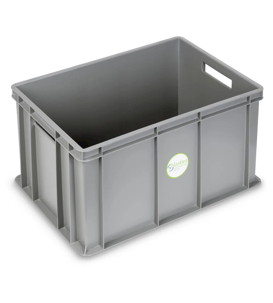 Contenitore europallet fami "euro box" in polipropilene grigio 60x40x32 cm