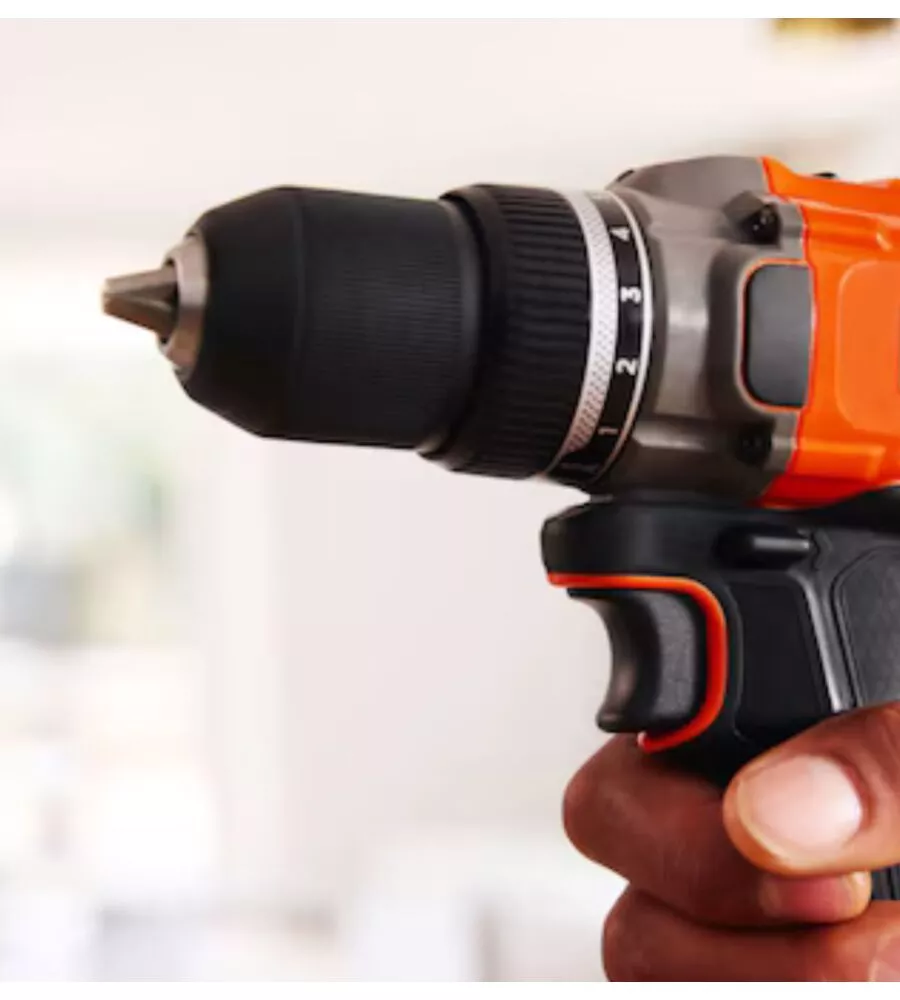 Kit trapano avvitatore a batteria black+decker "bcd383d2xk-qw" batteria inclusa 18v