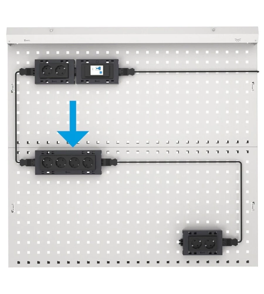 Presa schuko multipla fami 4 scomparti