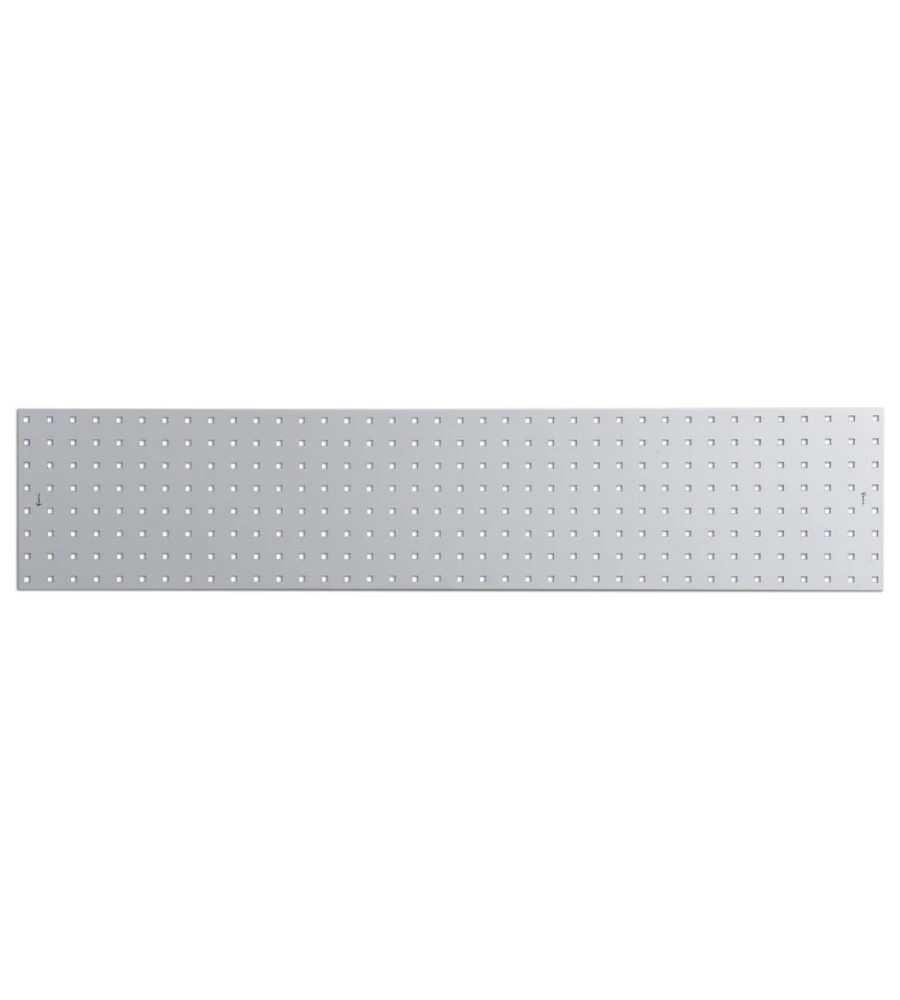 Pannello foro quadro portautensili fami in acciaio grigio 143,8x4x30,4 cm