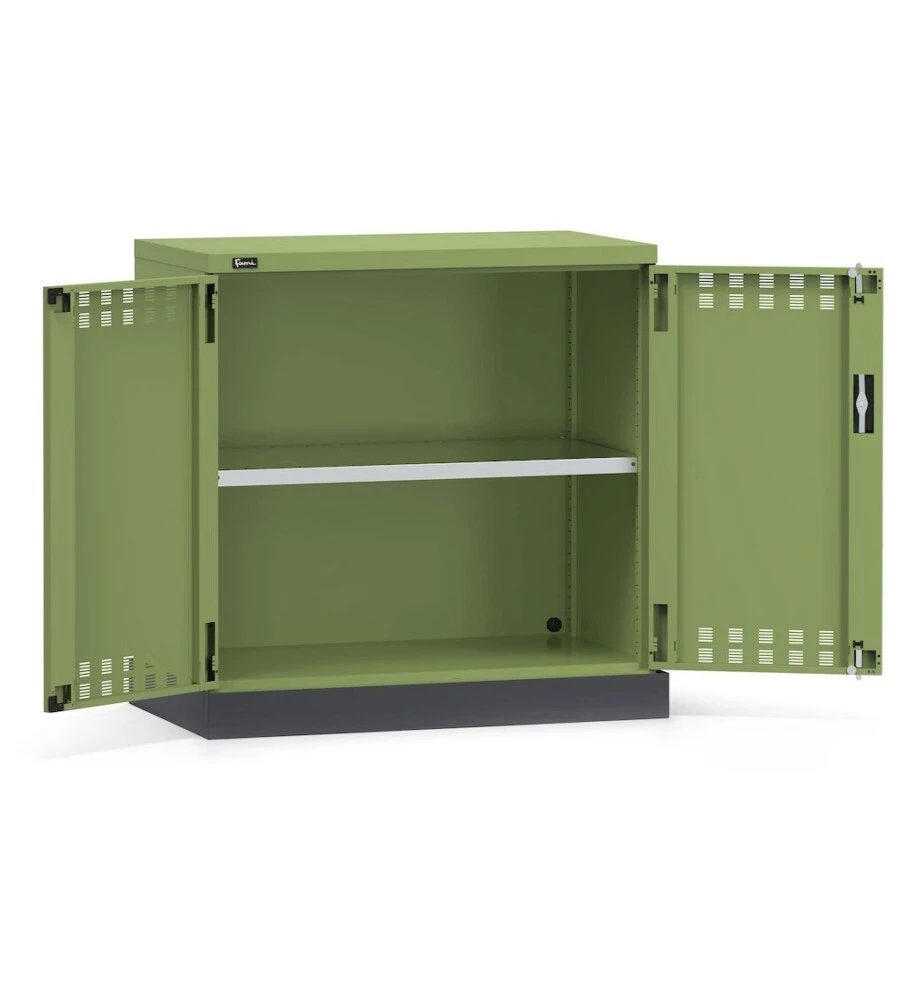 Armadietto per fitofarmaci fami "perfom" in lamiera verde 104,8x600x102,7 cm