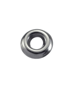 Orli sottovite inox  13 x 5 mm. - 25 pz.