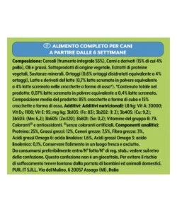 Crocchette per cani purina friskies "junior" cuccioli di tutte le taglie con pollo e verdure 1,5 kg