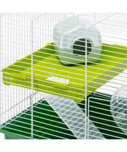 Gabbia hamster duo bianca 46 x 29 x h 37,5 cm - ferplast