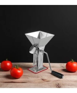 Spremipomodoro manuale "velocissimo 120" in acciaio inox
