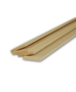 Listello in samba/ayous 10 x 40 x 2500 mm