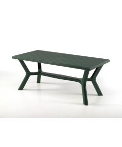 TAVOLO DA GIARDINO 'CARRIBE' - 175X90 CM - VERDE.