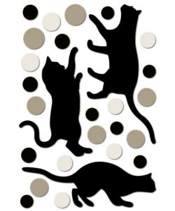 STICKERS FOAM L 3D FANCY CATS - DECORO CREARREDA.