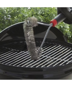 Spazzola per barbecue weber in acciaio 30 cm