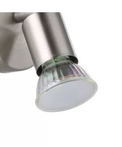 Faretto a parete da interno eglo "buzz led" grigio 3000k