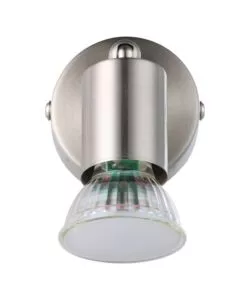 Faretto a parete da interno eglo "buzz led" grigio 3000k