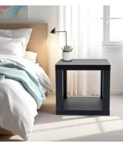 Cubo multifunzione nero, 40x40x38cm