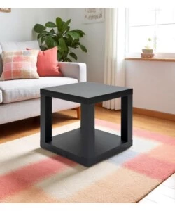 Cubo multifunzione nero, 40x40x38cm