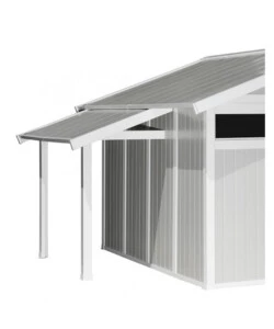 Tettoia laterale grosfillex in pvc per abitazioni e casette deco e utility da 7,5 e 11 m² - cod. 22500136