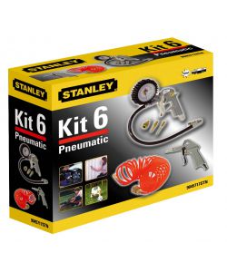 KIT COMPRESSORE STANLEY 6 PEZZI.