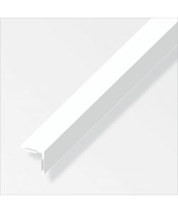 ANGOLARE AUTOADESIVO 10x10 PVC bianco - 2,5 METRI.