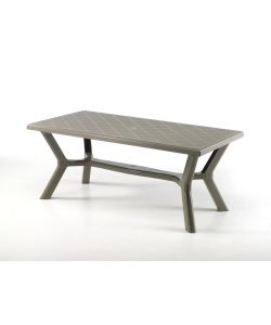 TAVOLO  DA ESTERNO 'CARRIBE' - 175x90x73 cm - TAUPE.