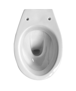 Vaso wc a terra in ceramica "serie idro" bianco