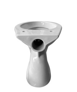 Vaso wc a terra in ceramica "serie idro" bianco