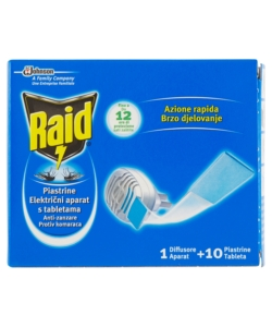 Diffusore e piastrine antizanzare raid 'base'