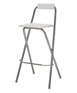 SGABELLO QUADRO BIANCO, 38X47X98 CM