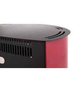 Stufa a bioetanolo ventilata tecno air system "ruby elegance" bordeaux 3 kw
