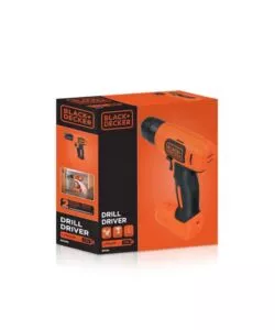 Trapano avvitatore a batteria black+decker "bdcd8-qw" 7,2v 1,5ah