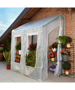 Telo di ricambio verdemax per serra lobelia in plastica trasparente 200x110x210 cm