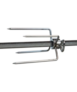 Girarrosto elettrico in acciaio nero 45 kg 140 cm